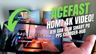 ACEFAST GaN 65W Smart PD PPS Charger-Hub HDMI 4K video mirroring (RIDICULOUSLY GOOD! WORTH IT!)