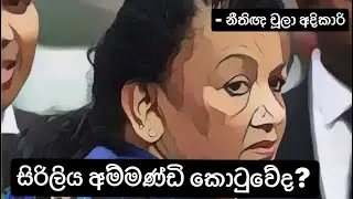 සිරිලිය අම්මණ්ඩි කොටුවේද? #සිරිලිය ගිණුම #සිරිලිය පදනම #political blog #viral - නීතිඥ චූලා අදිකාරි