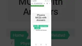 Most Important MCQS of Physics