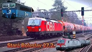 Vlaky Stará Boleslav aneb krása střídá nádheru 😁😍#train