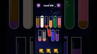 water sort puzzle gameplay💚💙 #asmr #asmrgames #relaxgamer #gameshorts #challenge #game #hardlevel
