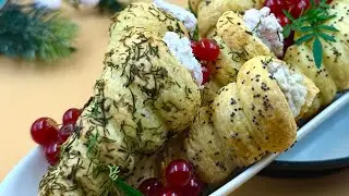Conuri Sărate din Foietaj Umplute &ndash; Aperitiv Rapid și Festiv pentru Bufet