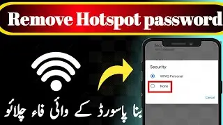 How to remove hotspot password in Android #removehotspotpassword