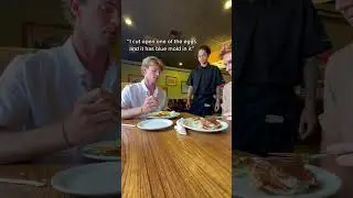 Exploding Egg prank on Dennys!👀😏#shorts