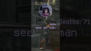 HE SAW ME 😭 #eldenring #gaming #soulsborne