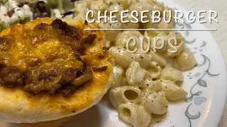 Super Easy Cheeseburger Cups