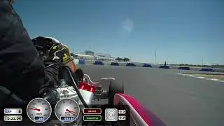 Hot Lap Vortex Rok Shifter 125cc Blue Max Kart Club