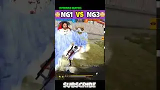 NG1 VS NG3😱 WHO WILL WIN❓4VS4 #freefire #shorts #nonstopgaming