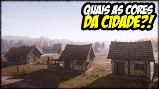 QUAIS SERÃO AS CORES DA VILA?! - CERCADOS, GANSOS E DECORAÇÃO INICIAL | MEDIEVAL DYNASTY HARDCORE 14