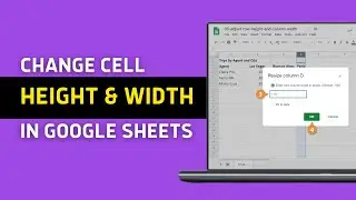 How to Change Cell Height and Width in Google Sheets (2025 GUIDE)