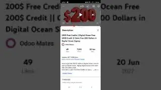 Get Free 200$ Credits On Digital Ocean Sign Up |   