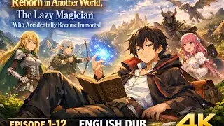 Reborn in Another World, The Lazy Magician Who Accidentally Became Immortal  Ep 1-12 English Dub 4k
