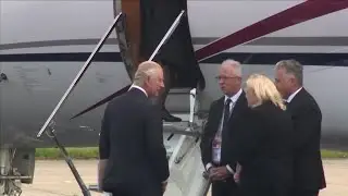 King Charles flies to London from Scotland