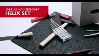 SDS-PLUS-HAMMERBOHRER HELIX SET, 5-TEILIG