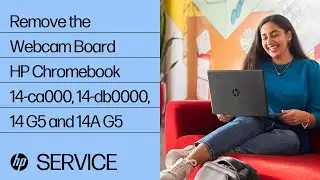 Remove the Webcam Board | HP Chromebook 14-ca000, 14-db0000, 14 G5 and 14A G5 | HP