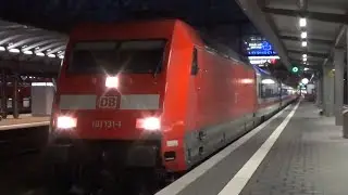 BR 101 131 mit ex Metropolitan Wagen als ICE in Frankfurt-Hauptbahnhof