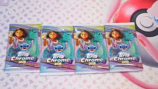 FOUR 2025 Topps Chrome Disney Packs