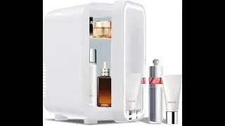 Enventor 8-Can Mini Fridge with LED Mirror Review - Pros & Cons - Enventor Mini Refrigerator
