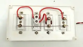 switch board simple connection|2 socket 1 switch 1 indicator board wiring connection. by SK
