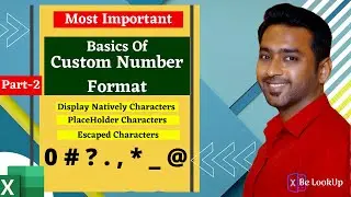 31- Basics of Custom Number Formats (Part -2) | SMART Ways to use Custom Formatting | BeLookup