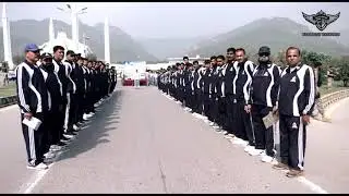 Pak Navy athletes handed over Torch to Pak Army during 33rd National Games 2019