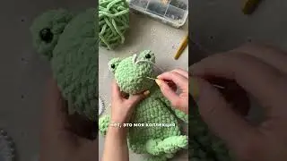 вышивка мордочки - один из важнейших этапов в создании вязаной игрушки ✨ #вяжуля #вязание