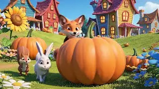 Minecraft Baby Fox Hid Inside a Pumpkin Patch AV1 | Kids Songs & Nursery Rhymes