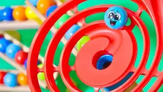 Marble Run collection of toys that everyone played with as a child Race ASMR