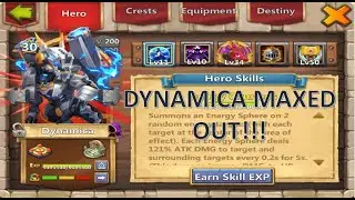 DYNAMICA RELIC 50 || STATS AND BUILD || CASTLE CLASH