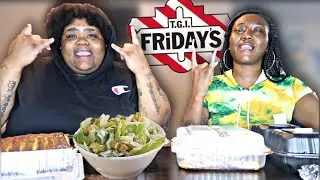 TGIF TO GO MENU ITEMS MUKBANG W/ MY GF