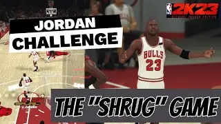 The Shrug Game Jordan Challenge NBA 2K23 #michaeljordan #2k