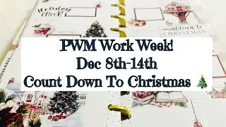 PWM Work Week Spread! Dec 8th-14th | Classic Skinny Happy Planner 