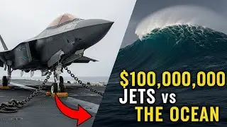🌊✈️ How Does the U.S. Navy Protect Billion-Dollar Jets During Violent Ocean Storms?