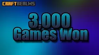 3000 GAMES WON | SkyWars | CRAFTREALMS.