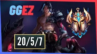 Best Kayn NA Casually Dropping 20 kills in Challenger - League of Legends