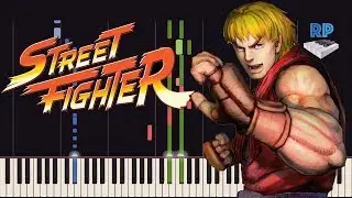 Street Fighter - Ken's Theme - Synthesia Piano Tutorial