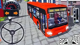 City Coach Bus Driving Simulator 3D - Public Passenger Bus Transport Driver - Android GamePlay