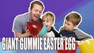 KIDS MAKE DIY GIANT GUMMY EASTER EGGS