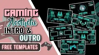 Gaming Intro Templates with Matching Outros 2022 | Tutorial | With Download Links