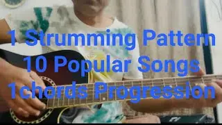 1 Strumming Pattern | 1 Chords Progression | 10 Most romantic bollywood and Pop Song | Songs List 👇🏻