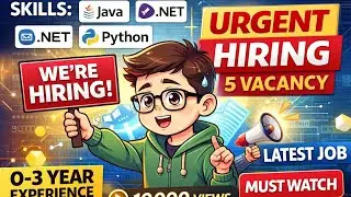#Latest #full stack  Developer Jobs for Fresher | 0-3 Year #Experience | #Urgent Hiring