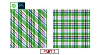 How to Make Striped and Plaid Check Pattern in Photoshop, part-2