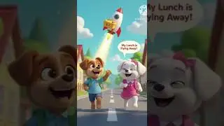 Sheru, Gudiya and the Flying Tiffin Box&rdquo;#3DAnimation #FunnyDogs #FlyingTiffin #AnimalComedy