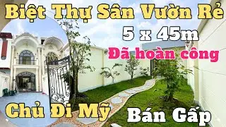 Tâm Tư Bán Biệt Thự Sân Vườn Quá Rẻ Nghỉ Dưỡng Đẹp Ngất Ngây Sổ Hồng Riêng ngay chợ bình chánh