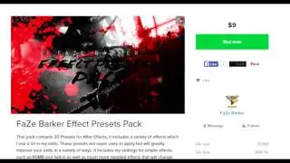FaZe Barker Effect Presets 2016 Pack EXPOSED @SilentExpose