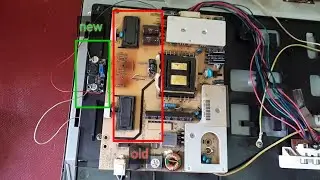Cara Rubah lampu latar CCFL Ke Lampu LED #lcdtv ledtv