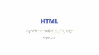 HTML Tutorial For Beginners In Odia | PART-1 | What Is HTML? | Web Design and Development |