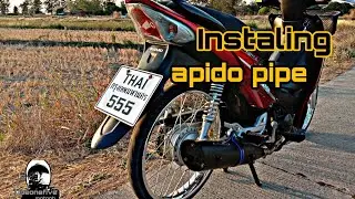 Installing apido pipe!! | Suzuki smash 115 | MALUTONG!!