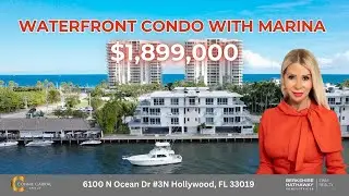 🌊 Luxury Waterfront Condo for Sale | Private Marina | Hollywood Beach