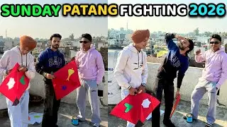 SUNDAY 🤯PATANG 🪁Fighting FEROZEPUR 2026 #navjot_vlogsfzr #kite #patang #tredingvideo #kiteflying 